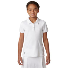 Load image into Gallery viewer, Adidas Tournament Girls Golf Polo - White/XL
 - 1