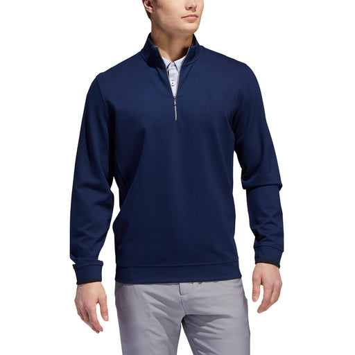 Adidas Adipure Modern Tech Navy Mens Golf 1/4 Zip