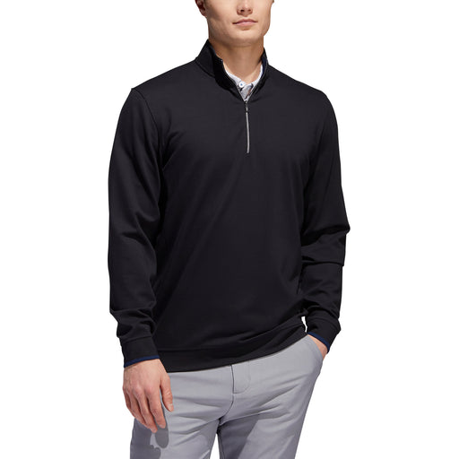 Adidas Adipure Modern Tech Black Mens Golf 1/4 Zip