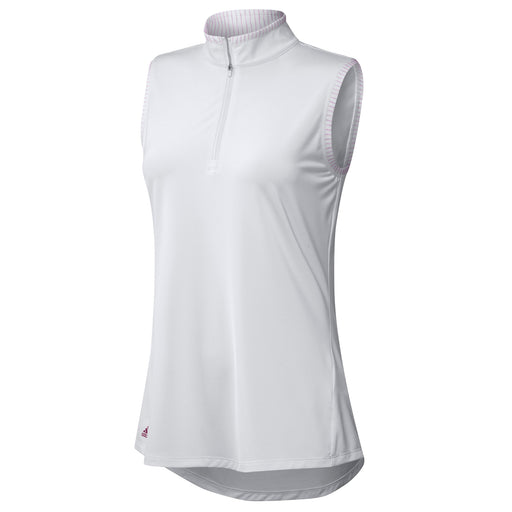 Adidas Ultimate365 Space Dyed WHT Womens Golf Polo