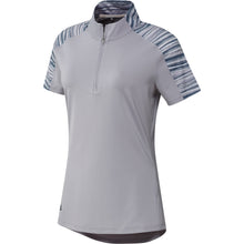 Load image into Gallery viewer, Adidas Ultimate365 Printed Womens SS Golf Polo - Glory Grey/XL
 - 1
