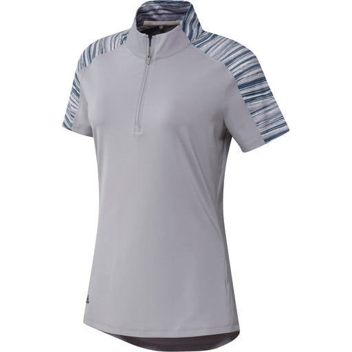 Adidas Ultimate365 Printed Womens SS Golf Polo - Glory Grey/XL