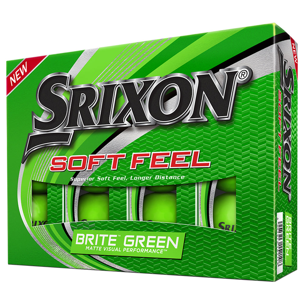 Srixon Soft Feel Brite Green Golf Balls - Dozen - Default Title