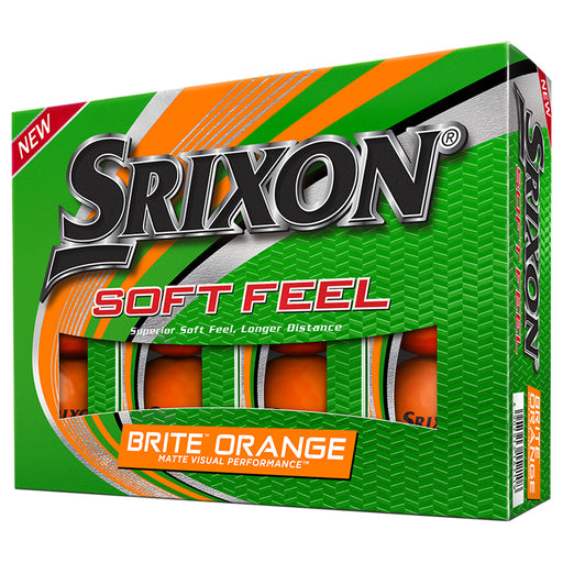 Srixon Soft Feel Brite Orange Golf Balls - Dozen - Default Title
