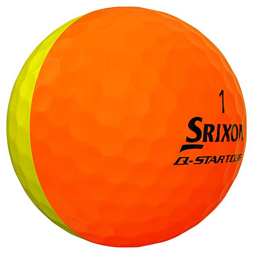 Srixon Q-Star Tour Divide Orange Golf Balls - Doz
