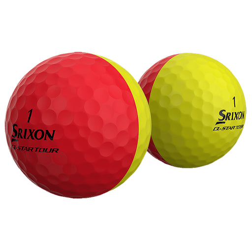 Srixon Q-Star Tour Divide Red Golf Balls - Dozen