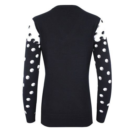Daily Sports Aim Navy Womens V-Neck Golf Sweater
