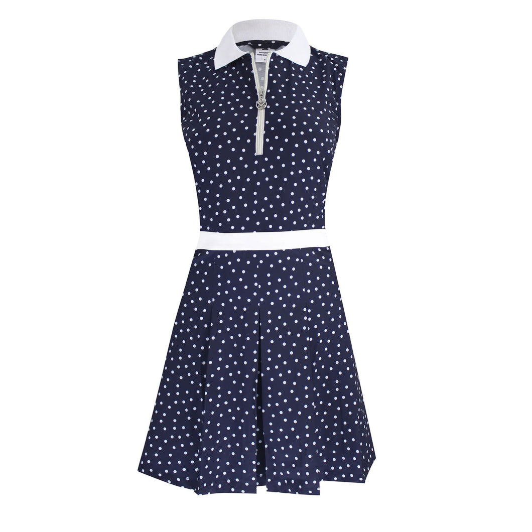 Daily Sports Eileen Navy Wmn Sleeveless Golf Dress