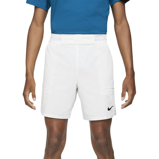 NikeCourt Dri-FIT Advantage 7in M Tennis Shorts - WHITE/BLACK 100/XXL