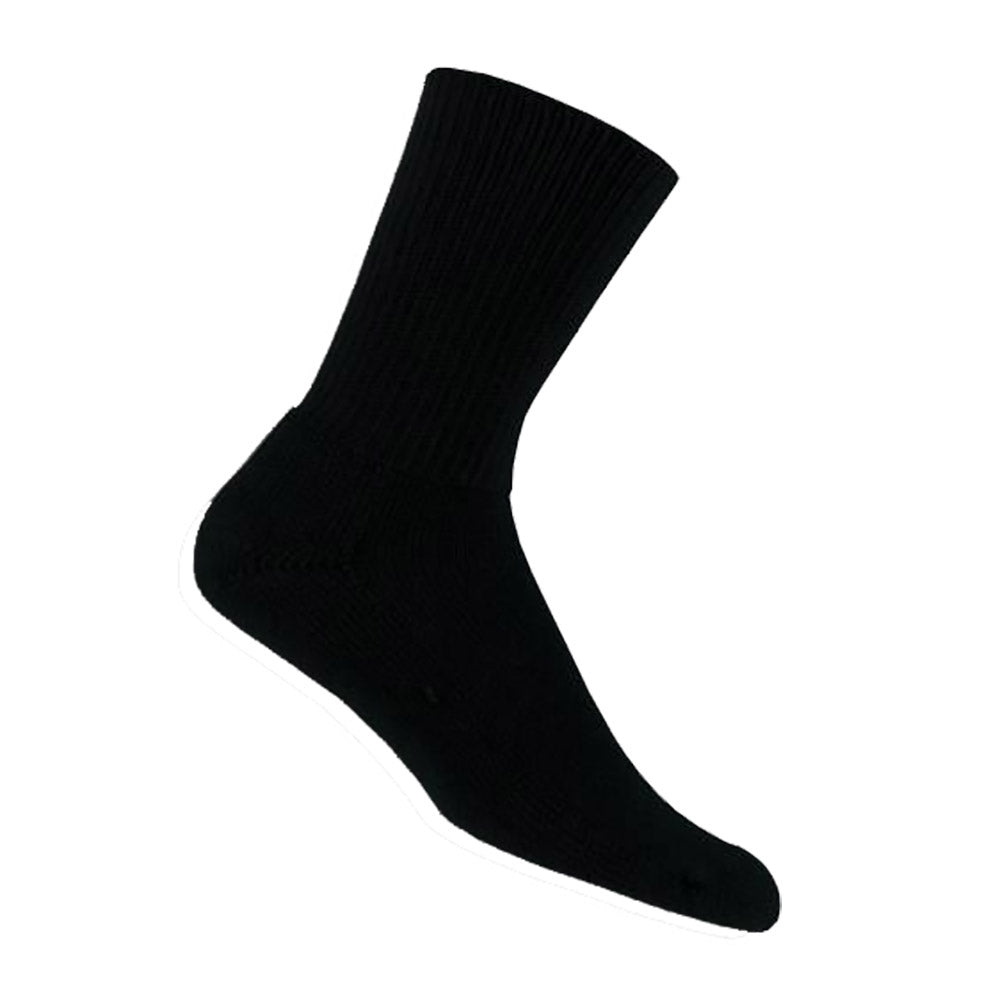 Thorlo TX-13 2 Pack Mens Crew Tennis Socks - Black