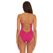 Load image into Gallery viewer, Becca Wrap Around Reversible Rasp 1PC Wmn Swimsuit
 - 3
