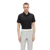 J. Lindeberg Clide Amer Fit Black Mens Golf Polo