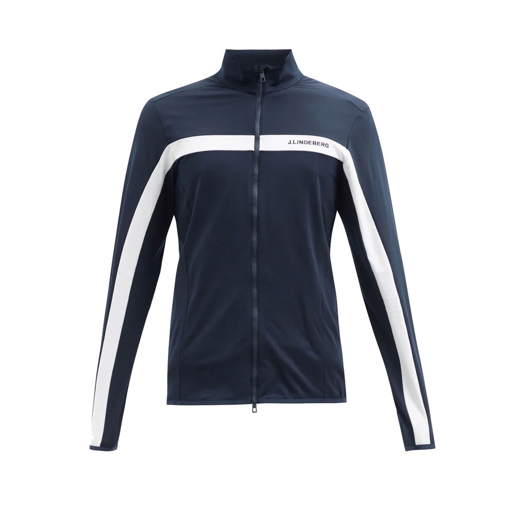 J. Lindeberg Jarvis AF Navy Mens FZ Golf Jacket