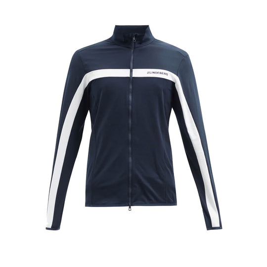 J. Lindeberg Jarvis AF Mid Layer Navy Mens FZ Golf Jacket