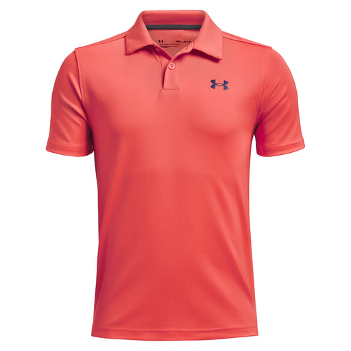 Under Armour Performance Boys Golf Polo 1 - RUSH RED 820/XL