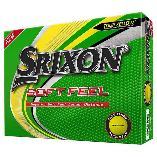 Srixon Soft Feel Tour Yellow Golf Balls - Dozen - Default Title