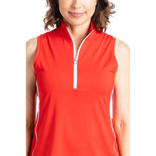 Load image into Gallery viewer, Kinona Keep it Covered Womens Sleeveless Golf Polo - CHERRY RED 342/XL
 - 1
