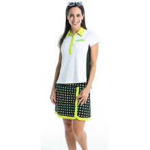 Load image into Gallery viewer, Kinona Button and Run Womens Golf Polo - White/Black/XL
 - 3