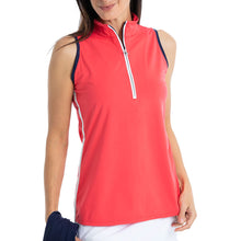 Load image into Gallery viewer, Kinona Rouched and Ready Red Womens SL Golf Polo
 - 1