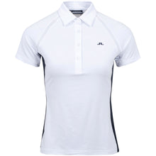 Load image into Gallery viewer, J. Lindeberg Mizu White Womens Golf Polo
 - 1