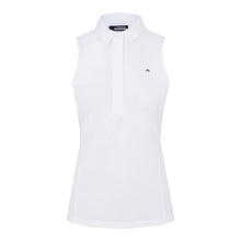 Load image into Gallery viewer, J. Lindeberg Dena Womens Sleeveless Golf Polo 2021 - White/XL
 - 4