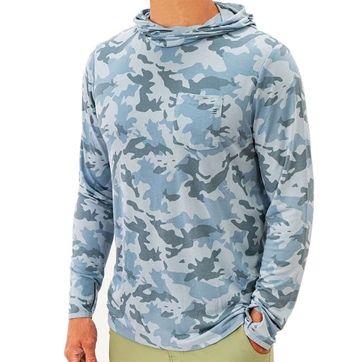 Free Fly Bamboo Lightweight Mens Hoodie - Water Camo/XXL