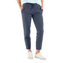 Load image into Gallery viewer, Free Fly Breeze Cropped Womens Pants - Blue Dusk Ii/XL
 - 3