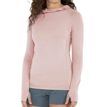 Load image into Gallery viewer, Free Fly Bamboo Shade Tide Pool Womens Hoodie - HARBOR PINK 108/L
 - 6