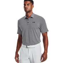 Load image into Gallery viewer, Under Armour Playoff 2.0 Mens Golf Polo - BLK/WHT/BLK 044/XXL
 - 48