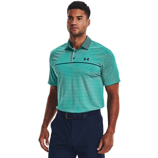 Under Armour Playoff 2.0 Mens Golf Polo - CERULEAN 466/L