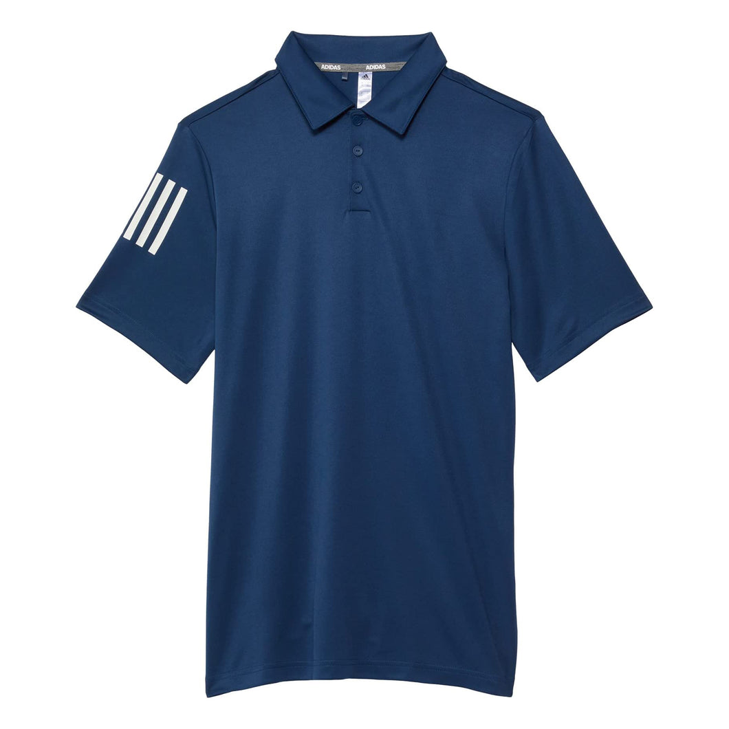Adidas 3-Stripes Boys Golf Polo - Crew Navy/XL