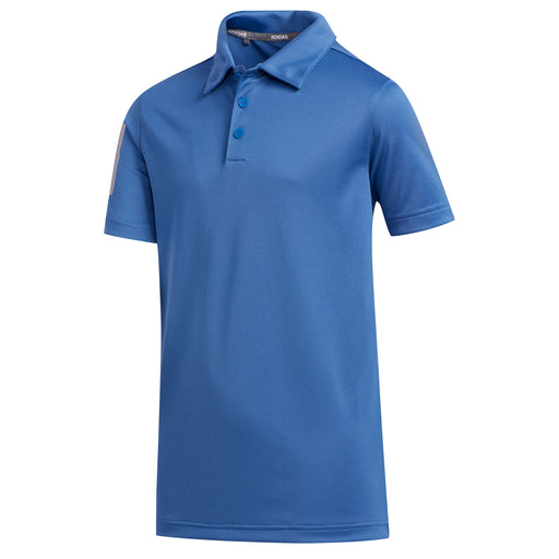 Adidas 3-Stripes Boys Golf Polo - Trace Royal/XL