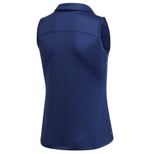 Adidas Dot Print Girls Sleeveless Golf Polo