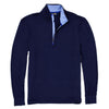 Polo Stretch Peached Jersey French Navy Mens Golf 1/2 Zip