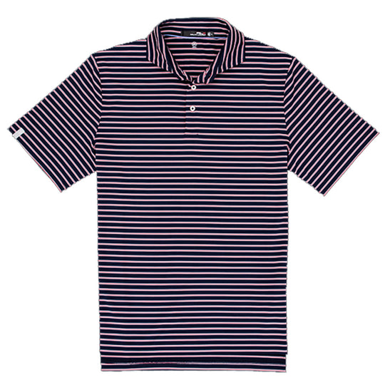 RLX Lightweight Airflow Multi Stripe Mens Golf Polo