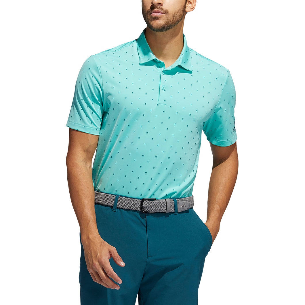 Adidas Ultimate365 Print Mens Golf Polo