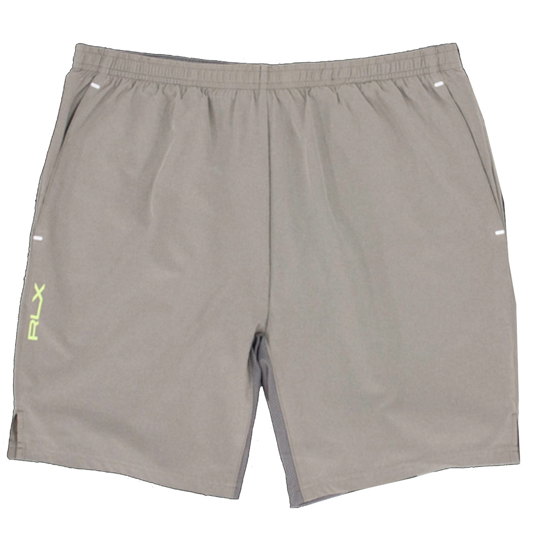 RLX Ralph Lauren Lux 4way Strtch Mens Tennis Short - D SPRT HTHR 003/XL