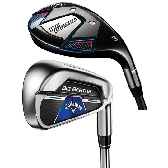 Callaway Big Bertha B21 4-5H and 6-PW Mens Right Hand Iron-Hybrid Set