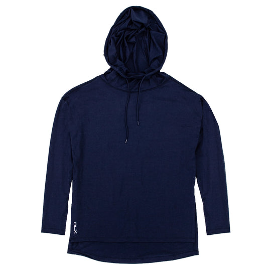 RLX Lux Carbon Spring Navy Heather Womens Golf Hoodie