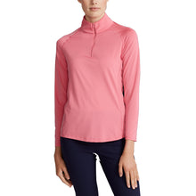 Load image into Gallery viewer, RLX Ralph Lauren UV Protect Pk Womens Golf 1/4 Zip - ANTIQ ROSE 002/L
 - 1