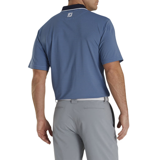 FootJoy Lisle Ministripe Knit Collar Mns Golf Polo