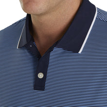 Load image into Gallery viewer, FootJoy Lisle Ministripe Knit Collar Mns Golf Polo
 - 3