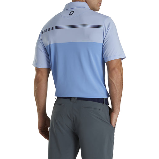 FootJoy Lisle Engineered Pinstr NY Mens Golf Polo