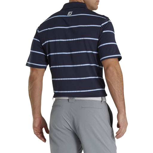 FootJoy Lisle Pique Open Stripe Mens Golf Polo