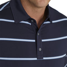 Load image into Gallery viewer, FootJoy Lisle Pique Open Stripe Mens Golf Polo
 - 3
