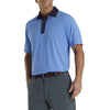 FootJoy Lisle Multidot Print Self Collar Mens Golf Polo