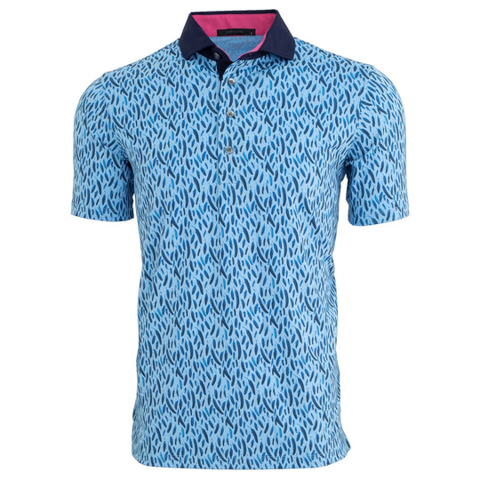 Greyson Blue Bird Mens Golf Polo