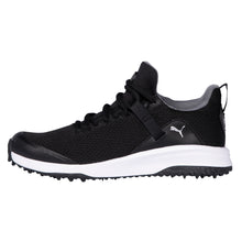 Load image into Gallery viewer, Puma Grip Fusion Evo Juniors Golf Shoes - 7.0/BLACK/BLACK 01/M
 - 2