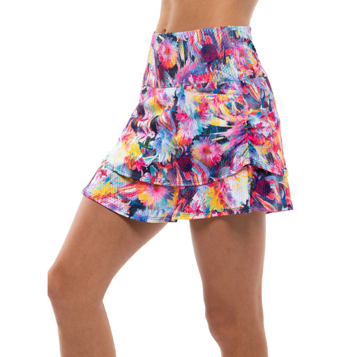 Lucky in Love Tropic MDN 12in Womens Golf Skort