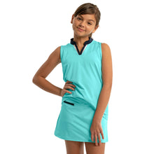 Load image into Gallery viewer, Lucky in Love Birdie Girls Sleeveless Golf Polo
 - 7